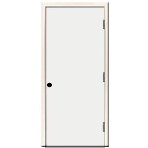 Constructed from 24-gauge steel that&39;s primed white and ready to paint. . Left hand outswing exterior door 36x80